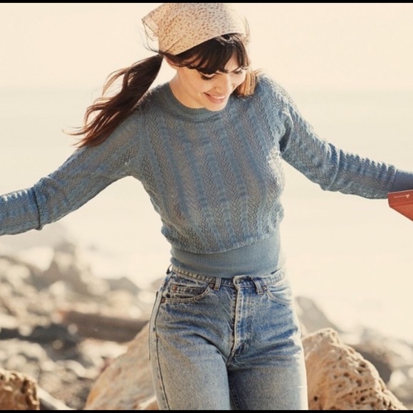 Doen Sweaters - Doen French Blue Norfolk Sweater